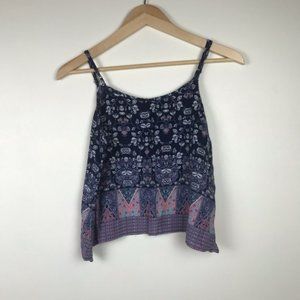 Mudd boho crop top